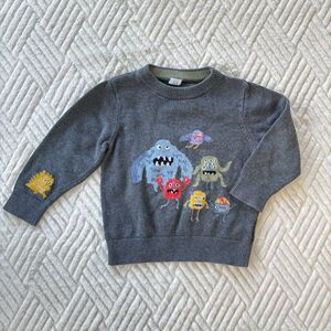 Baby Gap Toddler Monster Graphic Sweater - 3 / 3T